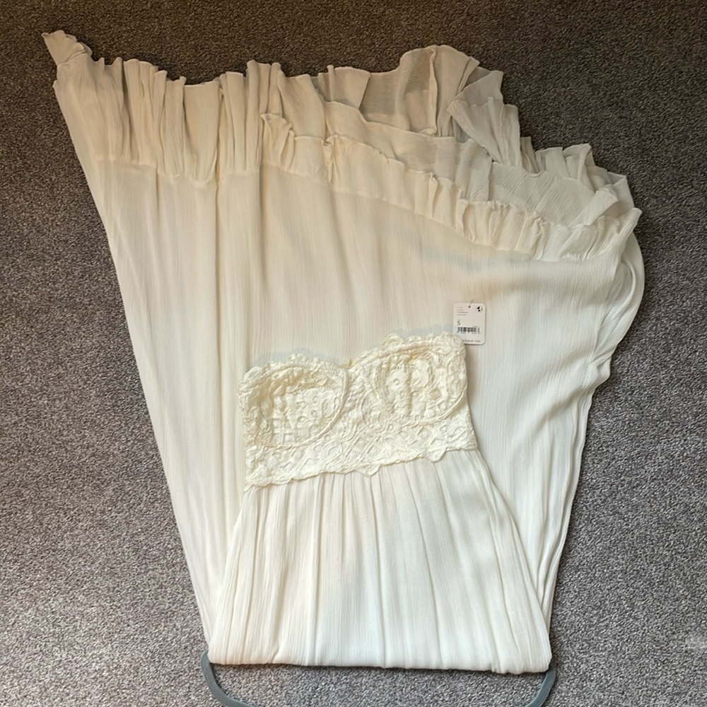 Strapless free people maxi dress. Size S. NWT